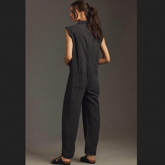 Pilcro | Sleeveless Mechanic Romper - Picture 3 of 10